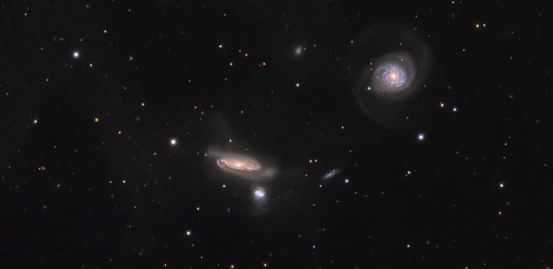 Trio de galaxies