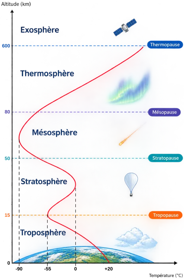 Structure de l'atmosphère