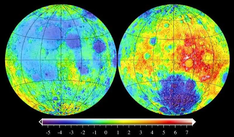 Topographie de la Lune